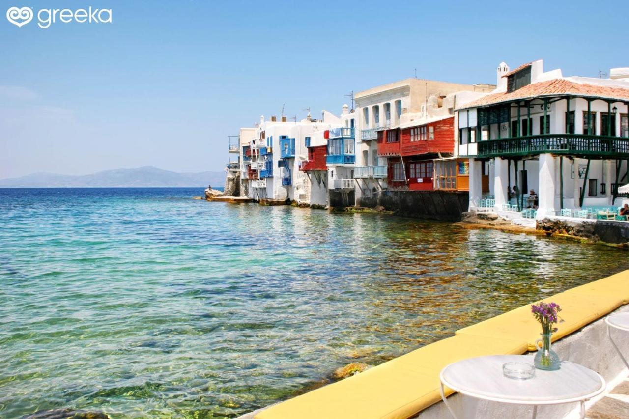 Myconian Little Venice Elite Suites With Sea View Mykonos Town Exterior foto